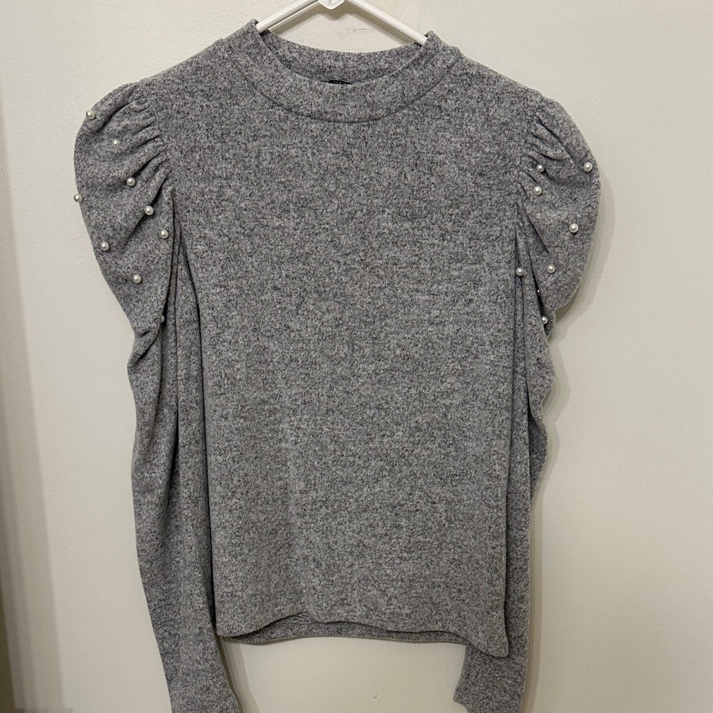 Zara Sweater with Pearl Accents